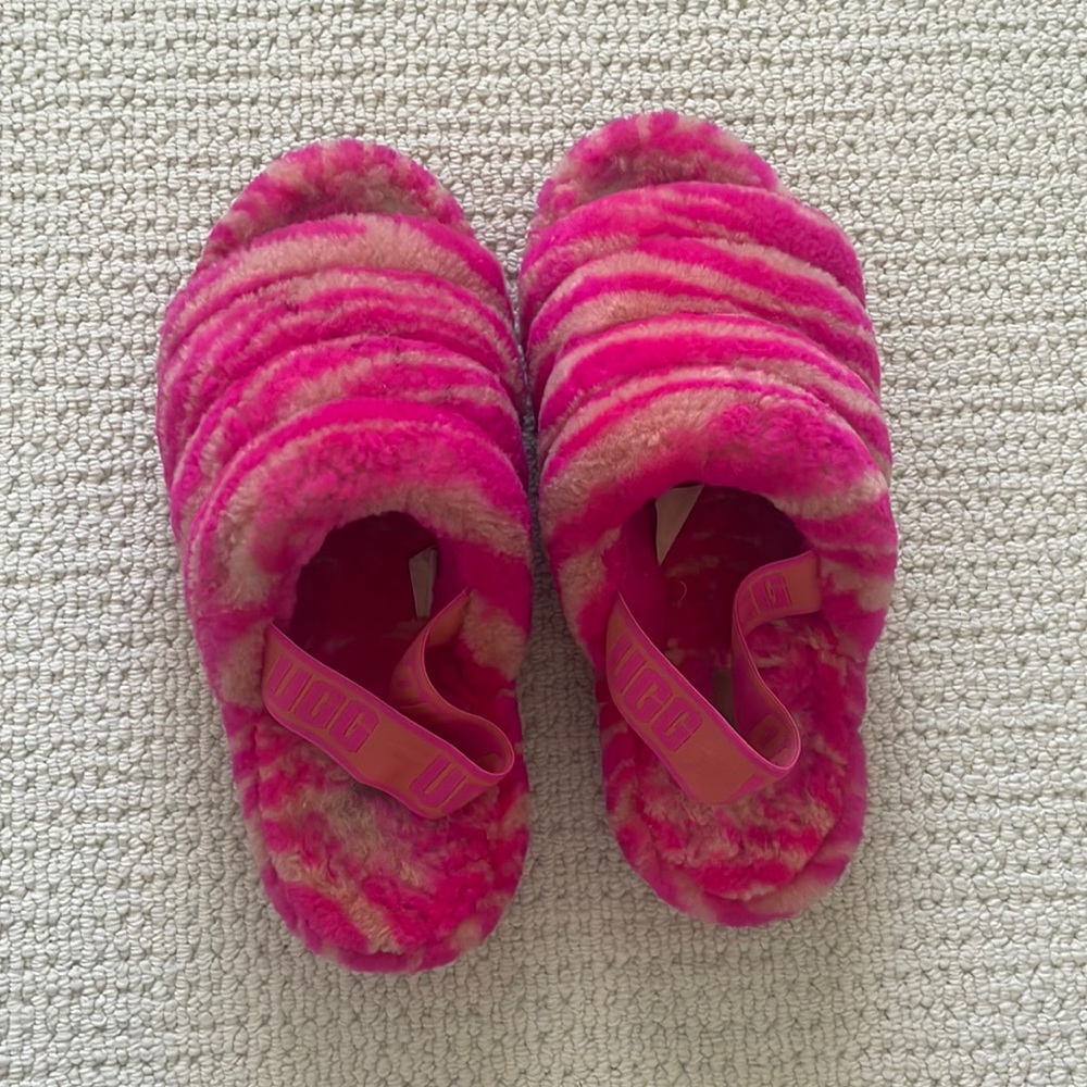 ugg slippers ! worn but in good condition !